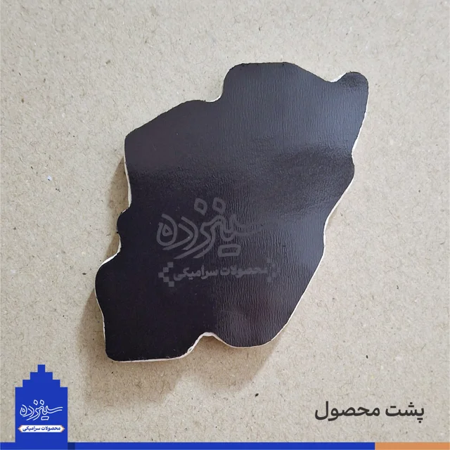 پیکسل سـرامیکی/ مگنت - طرح «نقشه ایـران» با تـزیین خَتایی